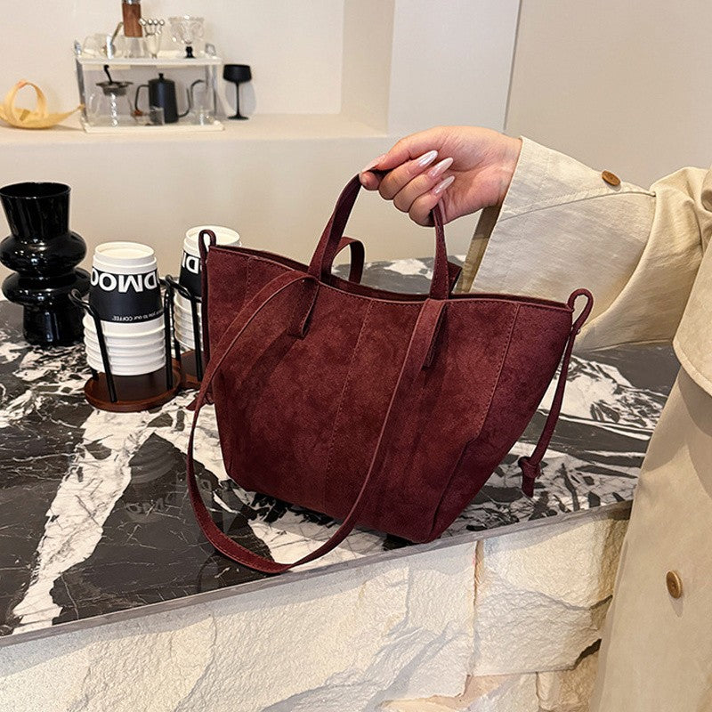 Large Capacity PU Leather Shoulder Bags for Women 2025 Luxury Designer Crossbody Bag Females Brand Retro New Handbags and Purses