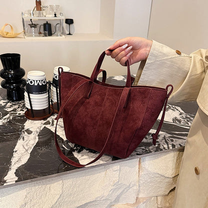 Large Capacity PU Leather Shoulder Bags for Women 2025 Luxury Designer Crossbody Bag Females Brand Retro New Handbags and Purses