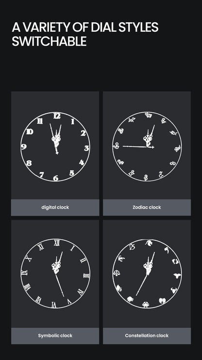 cyberpunk 3d projector led digital large wall clock modern design decoration art big wall clock