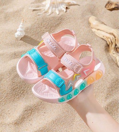 New Summer Children's Soft Soled Sandals Anti Slip Breathable For Boys And Girls Water Wading Baby Beach Sandals