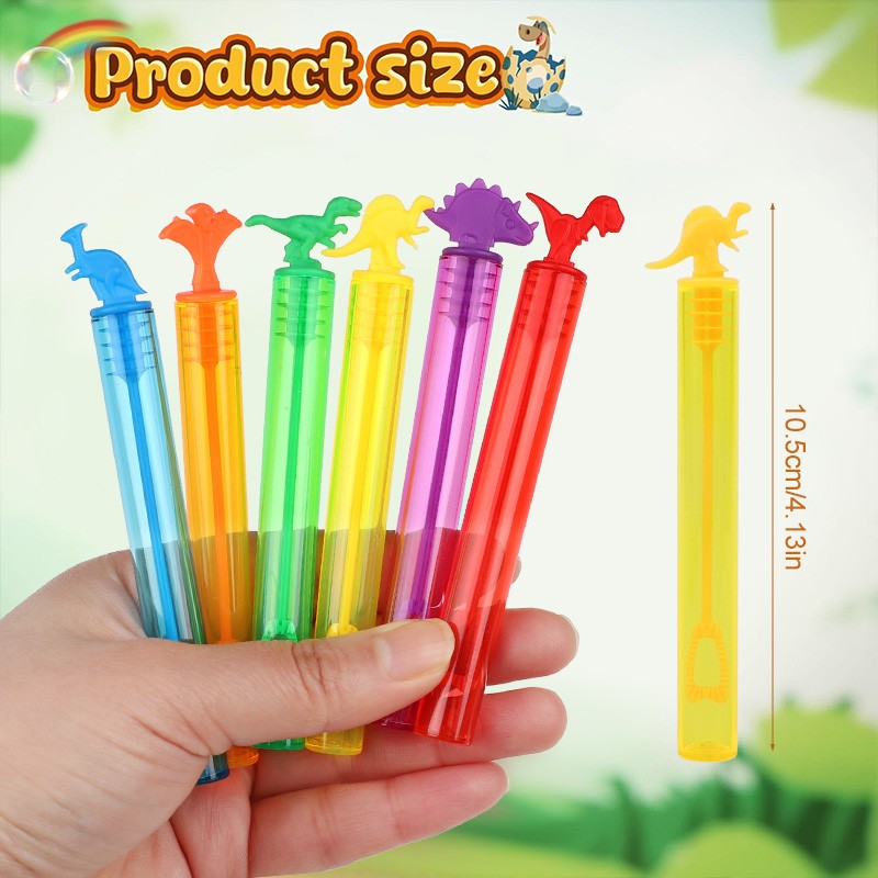 10/20/30Pcs Dinosaur Bubble Tube Empty Soap Bubble Bottle Toys for Kids Birthday Party Favors Wedding Guest Gifts Baby Shower