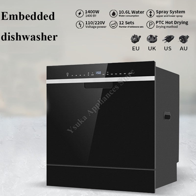 Dishwasher Embedded Large-capacity Intelligent Energy-saving Household Multifunctional Cleaning And Drying Integrated Machine