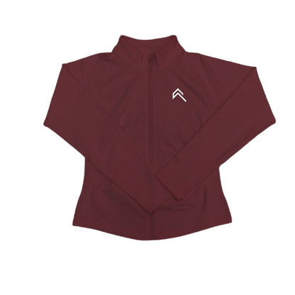 Oner Active Women's Comprehensive Training Jacket Yoga Jacket Gym Jacket Long Sleeve Zipper Tight Plastic Waistband Daily Jacket