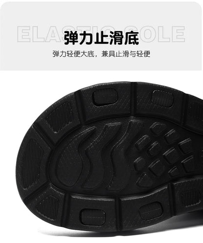 A Pair of Men's Sandals, Summer New Trendy Sports Outer Wear, Non-Slip, Wear-Resistant, Soft-Soled Driving, Cool Beach Shoes for Men