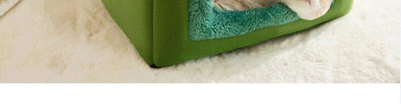 Casa de Cachorro Dobrável, Casinha, Cama, Tapete Para Cães Pequenos e Médios, Gatos, Quente de Inverno, Cama de Gato, Ninho, Produtos Para Animais de Estimação, Cesta, Caverna de Filhotes, Sofá Para Pets