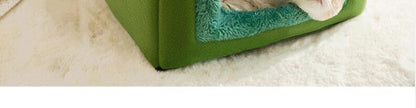 Casa de Cachorro Dobrável, Casinha, Cama, Tapete Para Cães Pequenos e Médios, Gatos, Quente de Inverno, Cama de Gato, Ninho, Produtos Para Animais de Estimação, Cesta, Caverna de Filhotes, Sofá Para Pets