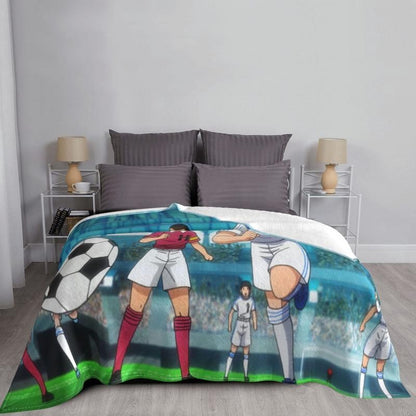 Captain Tsubasa 000428 Home Knee Blanket beach blanket Winter Blankets Thin Wadding Blanket Throw Custom blankets