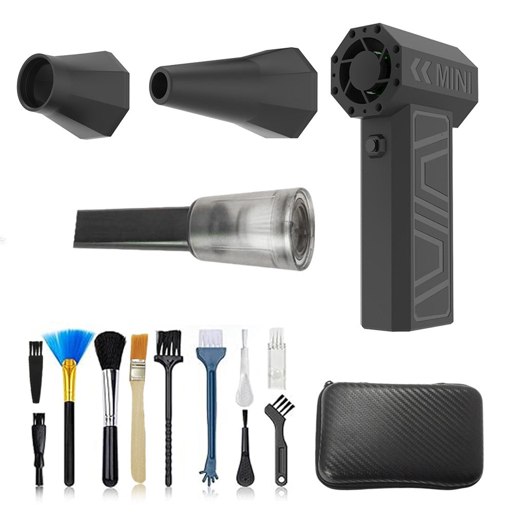 Portable 280000PRM High-speed Turbo Fan Violent with Workinglights 10000mAh Rechargeable Electric Air Duste Home Violent Blower