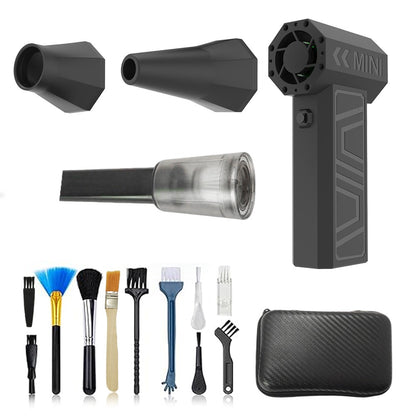 Portable 280000PRM High-speed Turbo Fan Violent with Workinglights 10000mAh Rechargeable Electric Air Duste Home Violent Blower