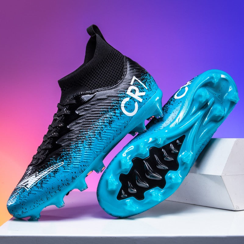 New Men Football Boots Sneakers High-top Non-Slip Futsal High-quality Soccer Shoes Cleats Grass Match Indoor Hot-selling FG/TF