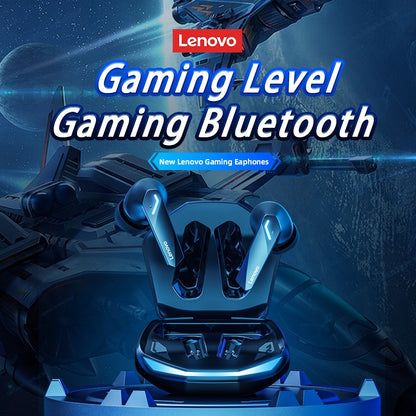 Fone de Ouvido Original Lenovo GM2 Pro Bluetooth 5.3 Sem Fio para Jogos com Baixa Latência Chamada HD Fones de Ouvido com Modo Duplo e Microfone GM2Pro