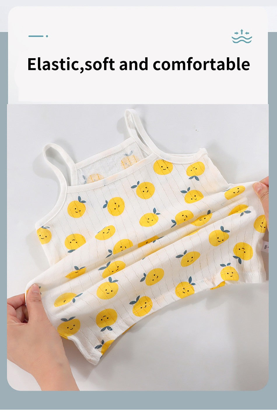 2 Pcs 2025 Summer Girl's Pajamas Sets Loungewear Set Strap Sleepwear Pants Skirt Baby Girl Clothes Sleeveless Children's Clothes