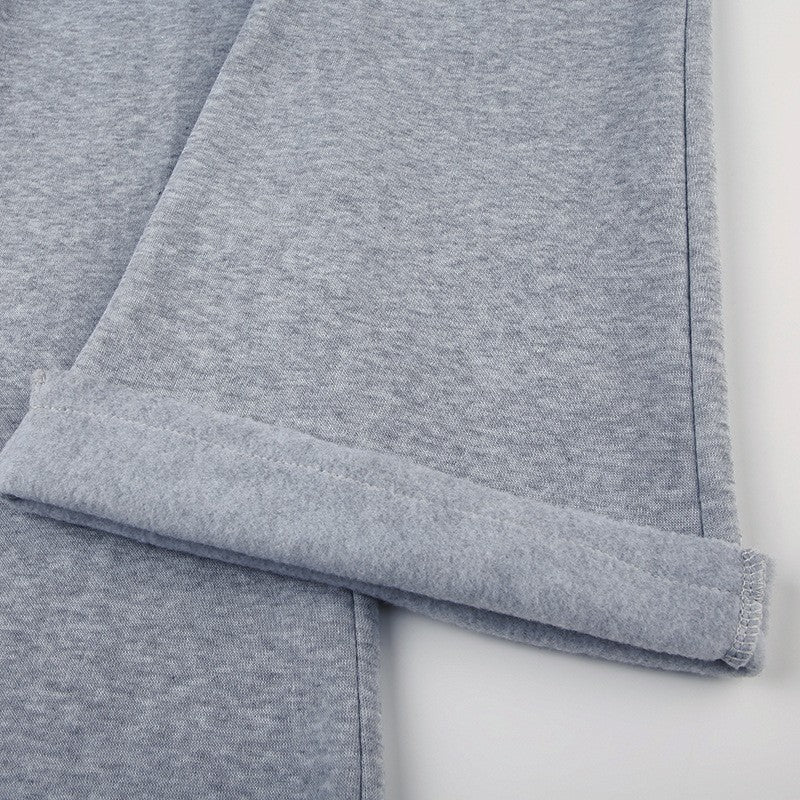 Elegant Solid Basic Flare Pants Fashion Women Low Waist Elastic Y2K Hot Girl Autumn 2025 New SweatPant Chic Streetwear Trousers