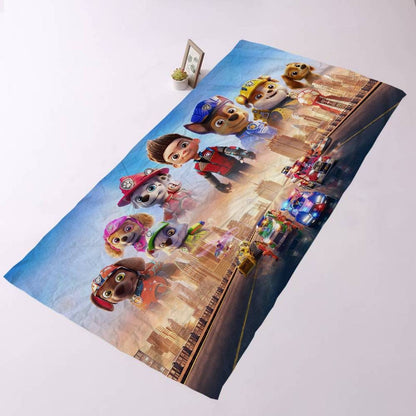 TV Paw Anime P-Patrols Anime Beach Swimming Towel Soft Absorbent Washcloth Children's Gifts For Kids Travel Camping Gym