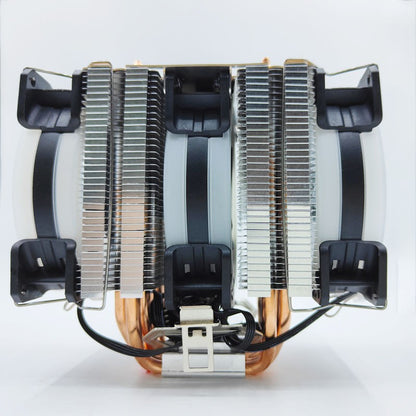 6 Heat Pipes ARGB CPU Air Cooler 4 Pin PWM Quiet CPU Cooling Fan for Intel LGA 1700 2011 1200 1156 X79 X99 AM3 AM4 PC Radiator