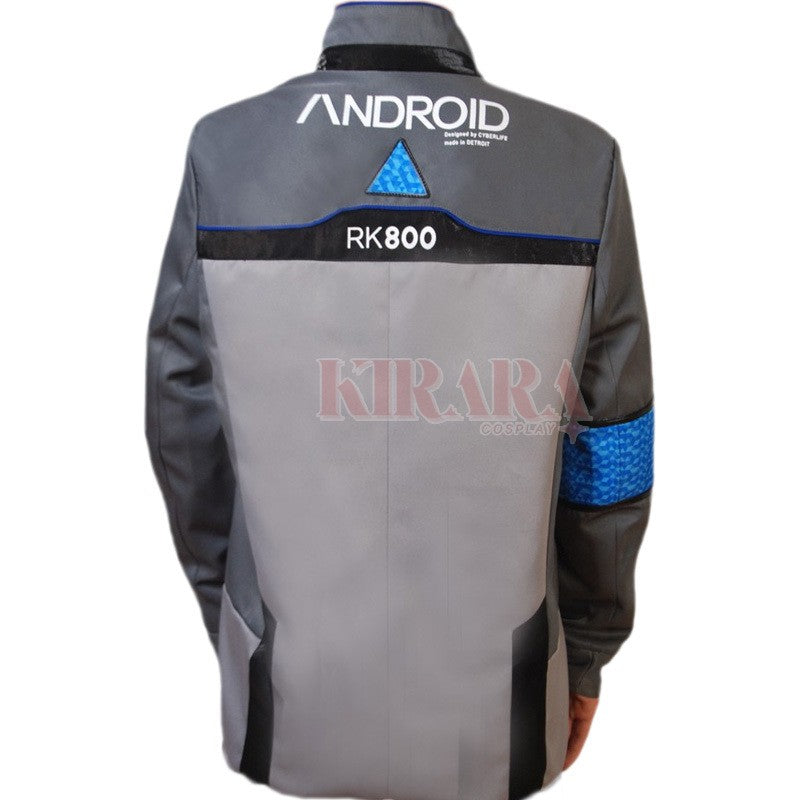 Connor RK800 Cosplay Costume Jacket Tie Set Game Detroit Become Human Role Play Uniform Men Party Outfits