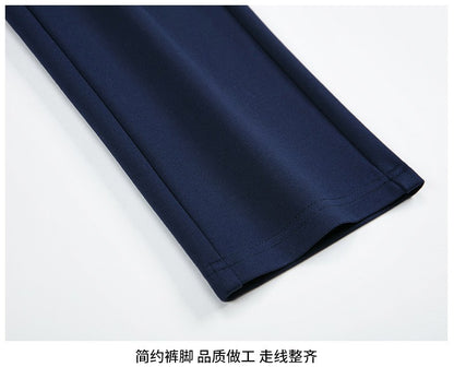 Stretch High Waist Trousers Women's Fashion Casual Pants Black Khaki Navy Blue Slacks Women Pantalones