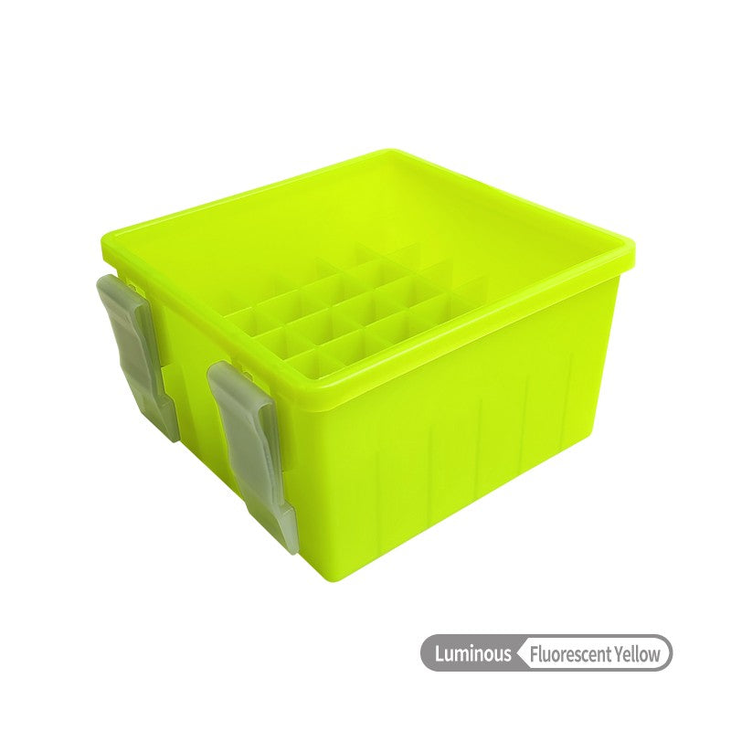 Nova Caixa de Pesca Luminosa de Plástico com 36 Compartimentos, Caixa de Armazenamento para Iscas Rígidas, Organizador de Polvo Webfoot Egi, Recipiente para Iscas de Lula