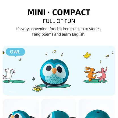 Mini Caixas de Som Bluetooth Sem Fio Rádio FM Portátil Multifunção Cancelamento de Ruído Festa Desenho Animado Presentes de Aniversário Caixas de Som Inteligentes