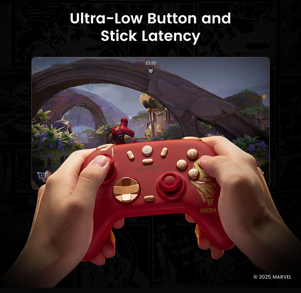 GameSir Nova 2 Lite Iron Man Edition PC Gamepad Wireless Controller for Windows iOS Android Mobile Steam Switch 2&1 Controle