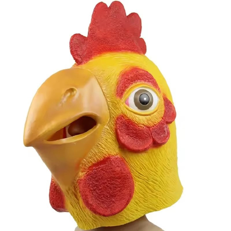 Halloween Latex Full Head Mask for Adults & Kids Animal, Pumpkin, Fox, Dog, Panda, Monkey Character Cosplay Costume Accessory