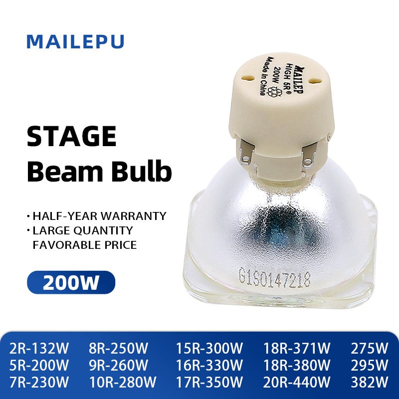 Stage Light 200W 5R / 7R 230W Metal Halide Lamp Moving Beam Lamp 230 Beam Platinum Metal Halogen Lamps Follow Spot
