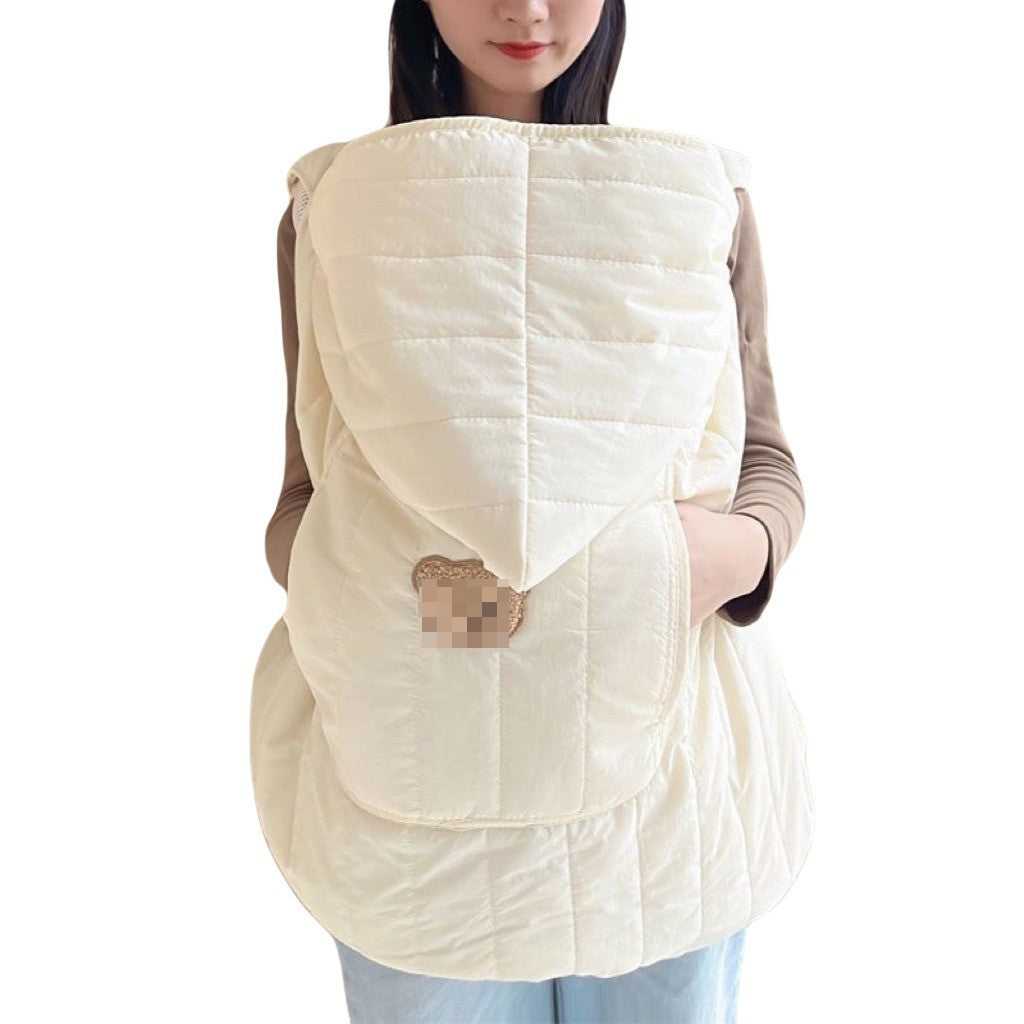 Cloak Autumn and Winter Thick Windproof Blanket Car Cover Blanket Waist Stool Windproof Cloak Baby Walking Artifact