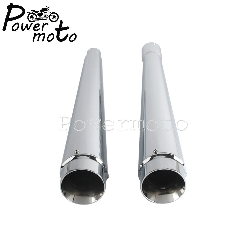 For Harley Touring Street Electra Glide Road King 2017-2023 FLHR FLHX FLTRX FLHTK Motorcycle Slip On Dual Exhaust Mufflers Pipes