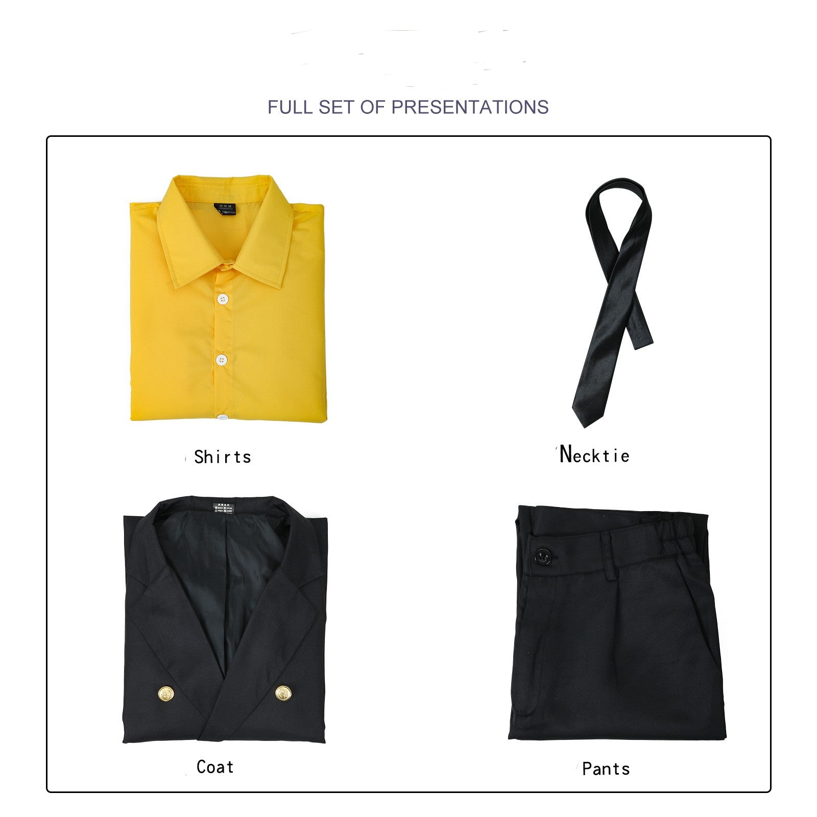 Anime One Sanji Piece Cosplay Costume Blue Yellow Shirt Suit Uniforms Full Set Halloween Party Role Play Outfit for Adult Men