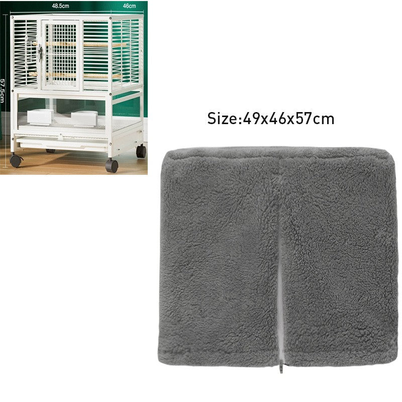 Capa Para Gaiola De Pássaros De Inverno Quente Respirável À Prova De Respingo Grande Capa Para Gaiola De Pássaros Sombra Protetora Para Gaiola De Papagaio Produtos Para Pássaros