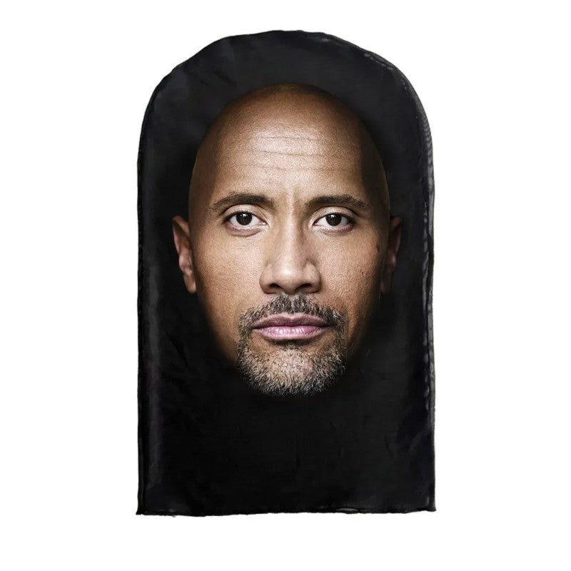 2Pcs 3D Printed Full Face Mask Realistic Celebrity Face Mask Props Costume for Party Supplies Cosplay Visual Men Women Headgear