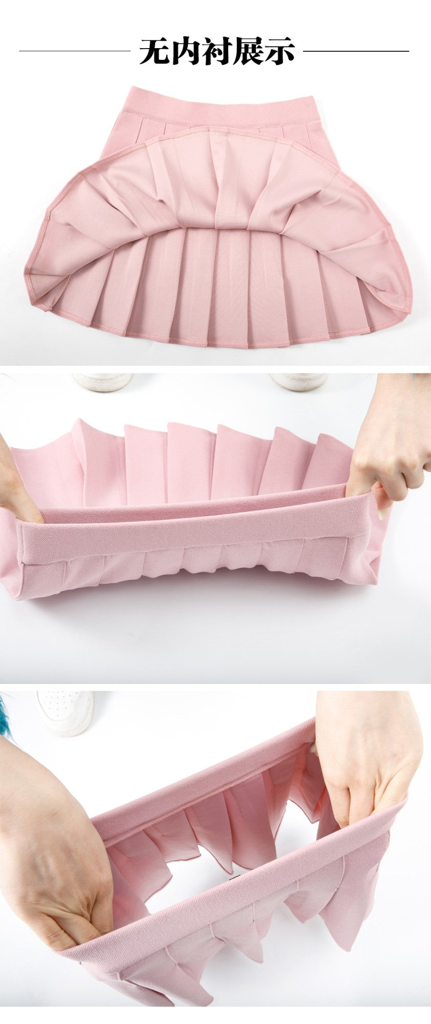 Harajuku Skirt No Panties Pleated Elastic High Waist Cosplay Sexy Goth Kawaii Punk Y2k Clothes Faldas Largas Korean Style