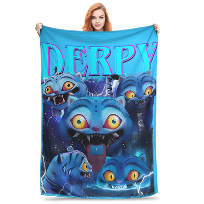 Huntrix Zoey Rumi Mira Blanket Cover Flannel KPop Demon Hunters Lightweight Throw Blankets for Outdoor Travel Bed Rug