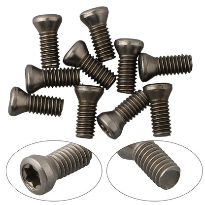 10 Peças Parafusos Torx M2.5 M3.5 Para Substituir Pastilhas de Metal Duro Ferramentas de Torno CNC Oficina Ferramentas Manuais Suprimentos
