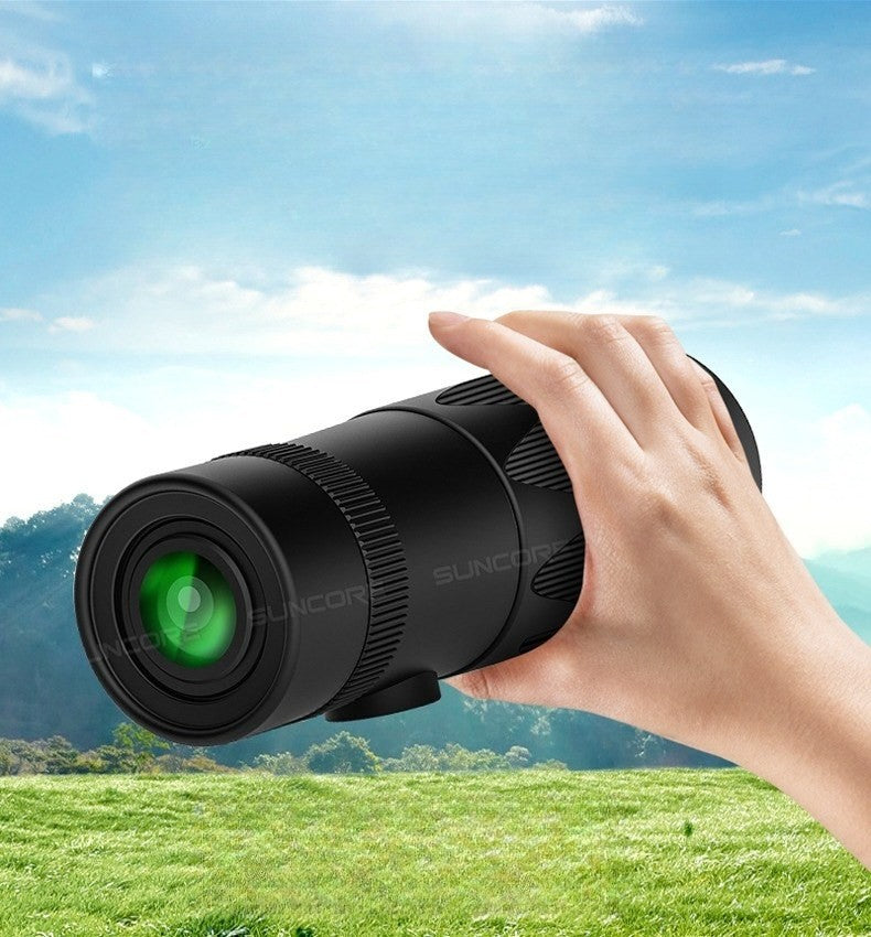 Telescópio Monocular de Alta Definição para Visualização de Longo Alcance | Design Compacto e Potente com Foco Rápido para Aventuras ao Ar Livre