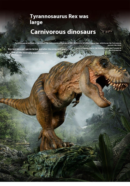 Tiranossauro Rex Eterno Rei Dinossauro Adulto e Infantil Modelo de Brinquedo Figura Enfeite de Mesa Coleção Presente de Festival Surpresa