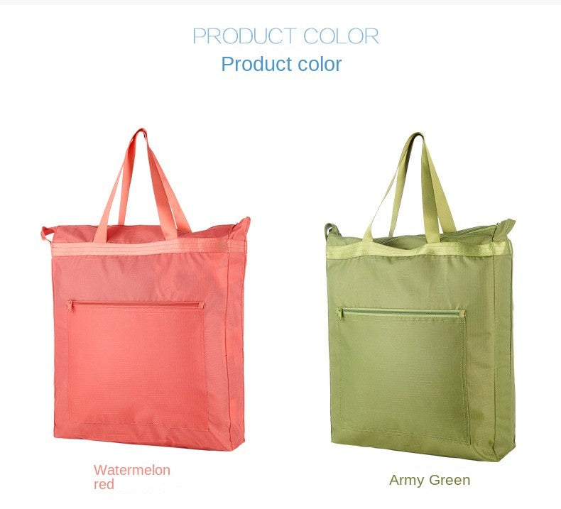Large Capacity Waterproof Oxford Cloth Reusable Foldable Shopping Bag Tote Bag Shoulder Bag Washable Shopper Storage Bag Handbag