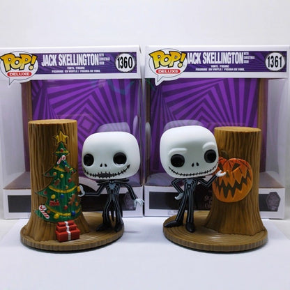Anime O Estranho Mundo de Jack Q-Version Bonecos de Ação Halloween Jack Caveira Terror Bonecos de Ação Modelo de Enfeite Presentes
