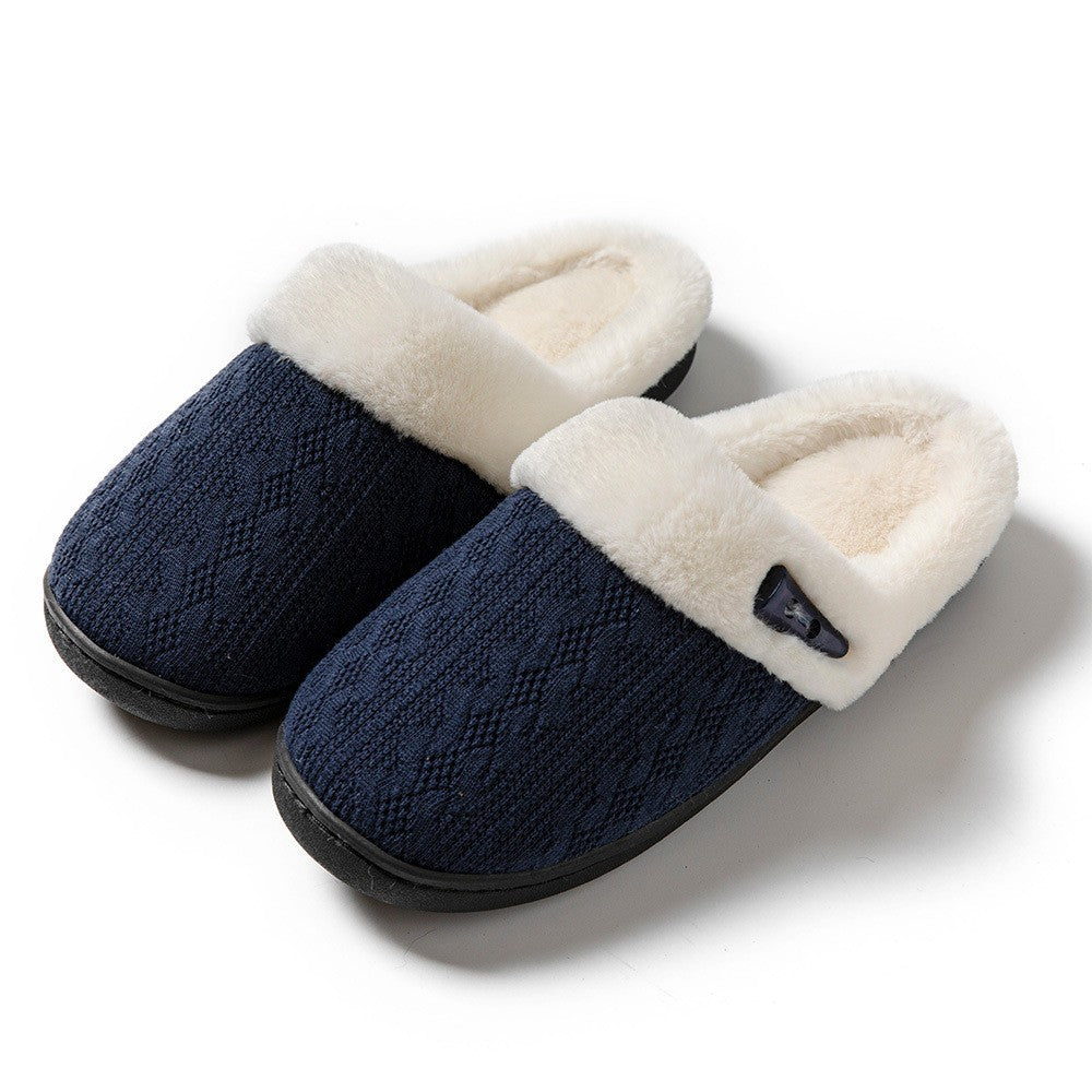 Platform Fluffy Slippers Women House Plush Fashion Designer Winter Shoes Ladies Flats Warm Home Casual Footwear Elegant Big Size