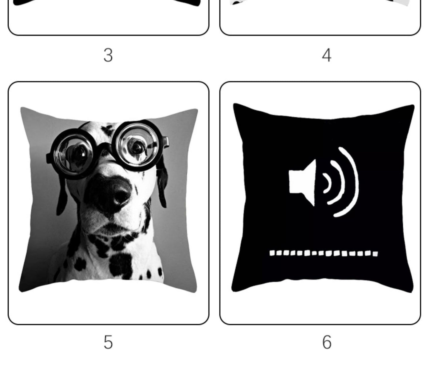 European-Style Black and White Geometry Portrait Pillow Cover Living Room Sofa Waist Support Office Bed Head Pillow Pillow 60x60