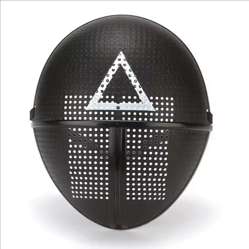 Adult Calamari Game Cosplay Costume With Gloves Black Triangle Disguise Round Square Carnival Party Medieval Coat Mask Set Hallo