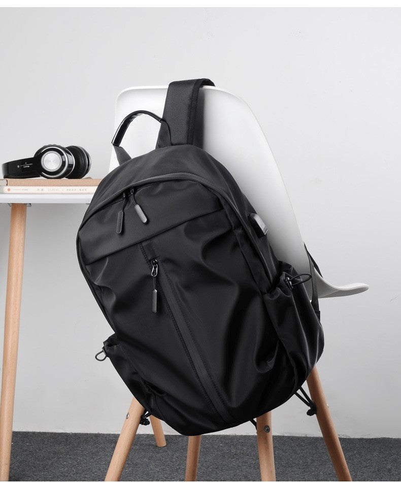 Casual Backpack Men's Travel Trendy College Student Schoolbag Fashion Korean Version Travel Bag