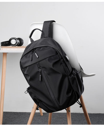 Casual Backpack Men's Travel Trendy College Student Schoolbag Fashion Korean Version Travel Bag