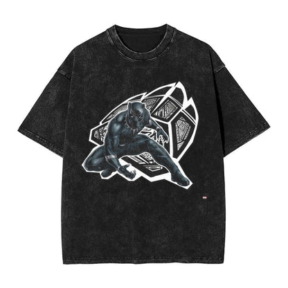 Men's Frgrt T Shirt Black Panther 100% Cotton Clothing Humorous Short Sleeve Crew Neck Tee Shirt 6XL T-Shirts