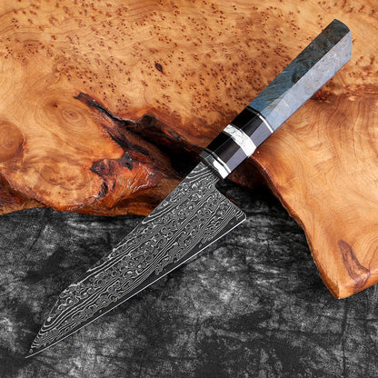 XITUO Damascus Kitchen Knife Set,1-8Piece Professional Knife Sets for Chefs,Japanese Damascus Super Steel Chef Cooking Knife