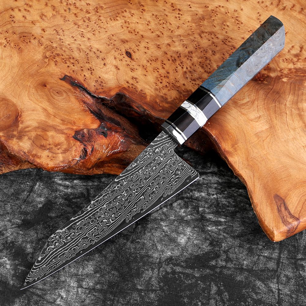 XITUO Damascus Kitchen Knife Set,1-8Piece Professional Knife Sets for Chefs,Japanese Damascus Super Steel Chef Cooking Knife
