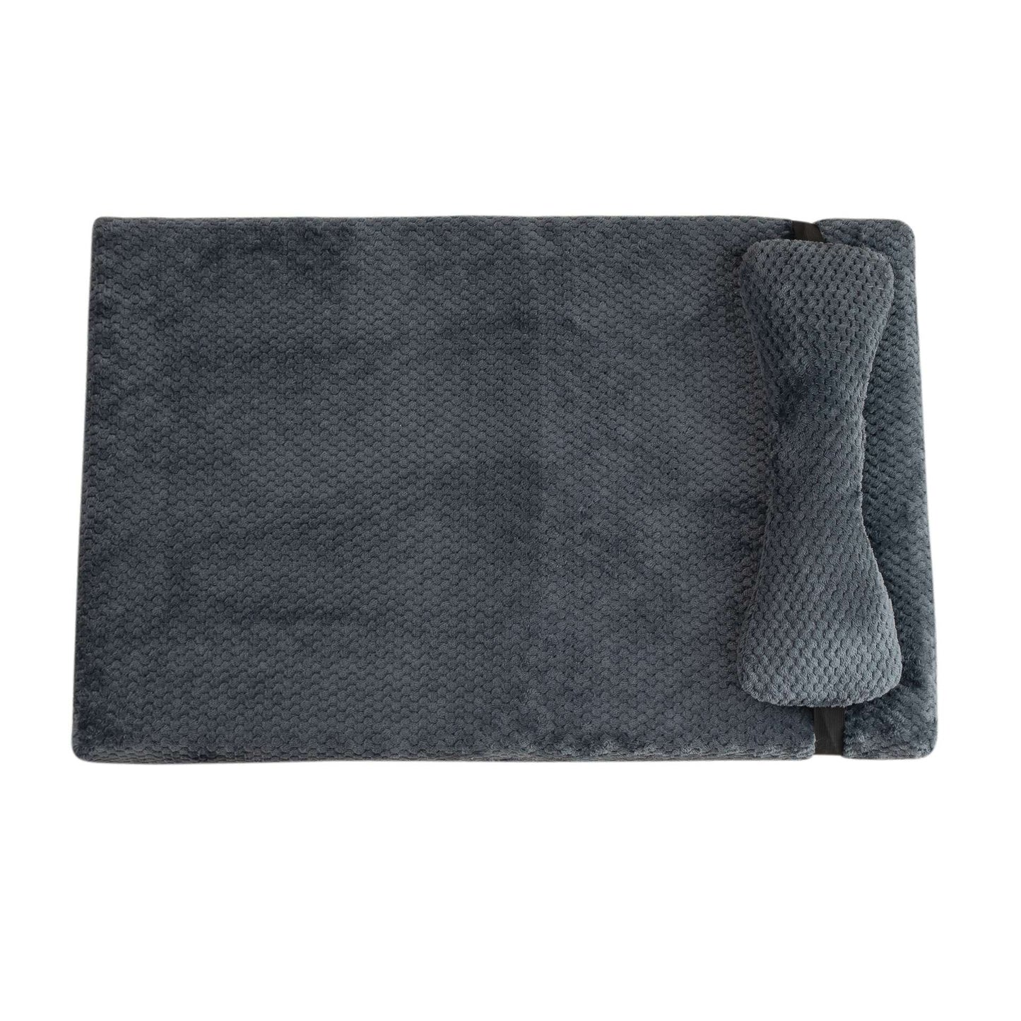 Cama Quente Calmante para Cães com Almofada, Tapete Felpudo e Fofo para Cães com Capa de Inverno Removível para Cães e Gatos de Porte Grande, Médio e Pequeno