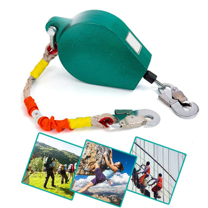 Self Retracting Lifeline 661lbs Fall Arrester Fall Protection Retractable Lanyard Safety Device for Connect The Safety Harness