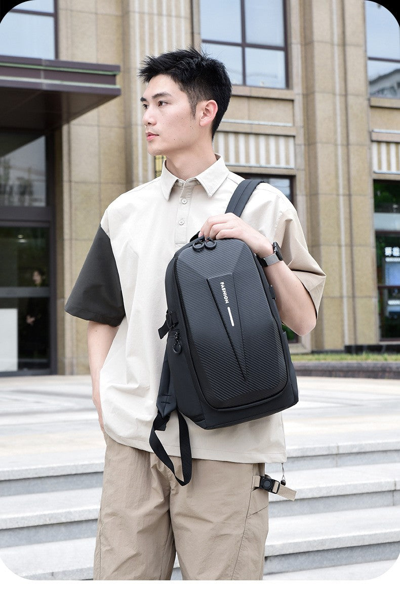 Mochila Rígida Masculina Equipamento de Cavaleiro Esportes ao Ar Livre Bolsa para Motocicleta Mochila para Motocicleta à Prova d'Água Mochila para Computador