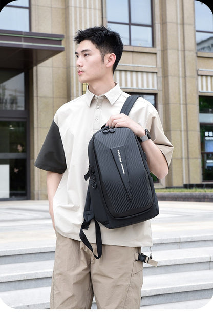 Mochila Rígida Masculina Equipamento de Cavaleiro Esportes ao Ar Livre Bolsa para Motocicleta Mochila para Motocicleta à Prova d'Água Mochila para Computador